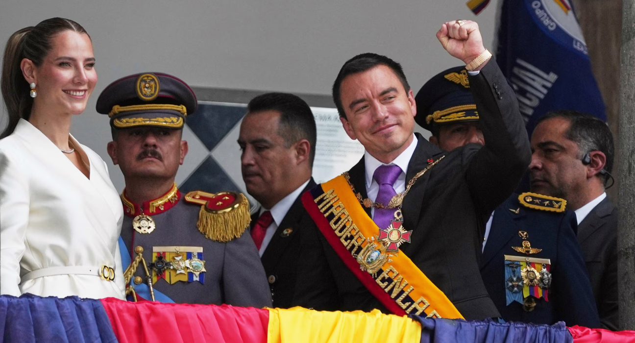 daniel-noboa-comienza-su-segundo-mandato-como-presidente-de-ecuador-con-un-pais-sumido-en-la-violencia